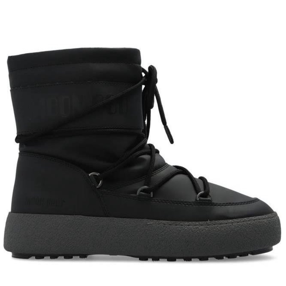 EUC Black iconic “mtrack” Original moon boot
